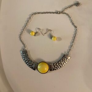 Yellow necklace